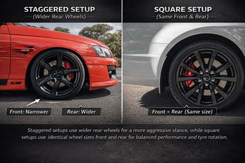 Staggered vs Square Setup: What Should You Choose? – PANTHERA WHEELS